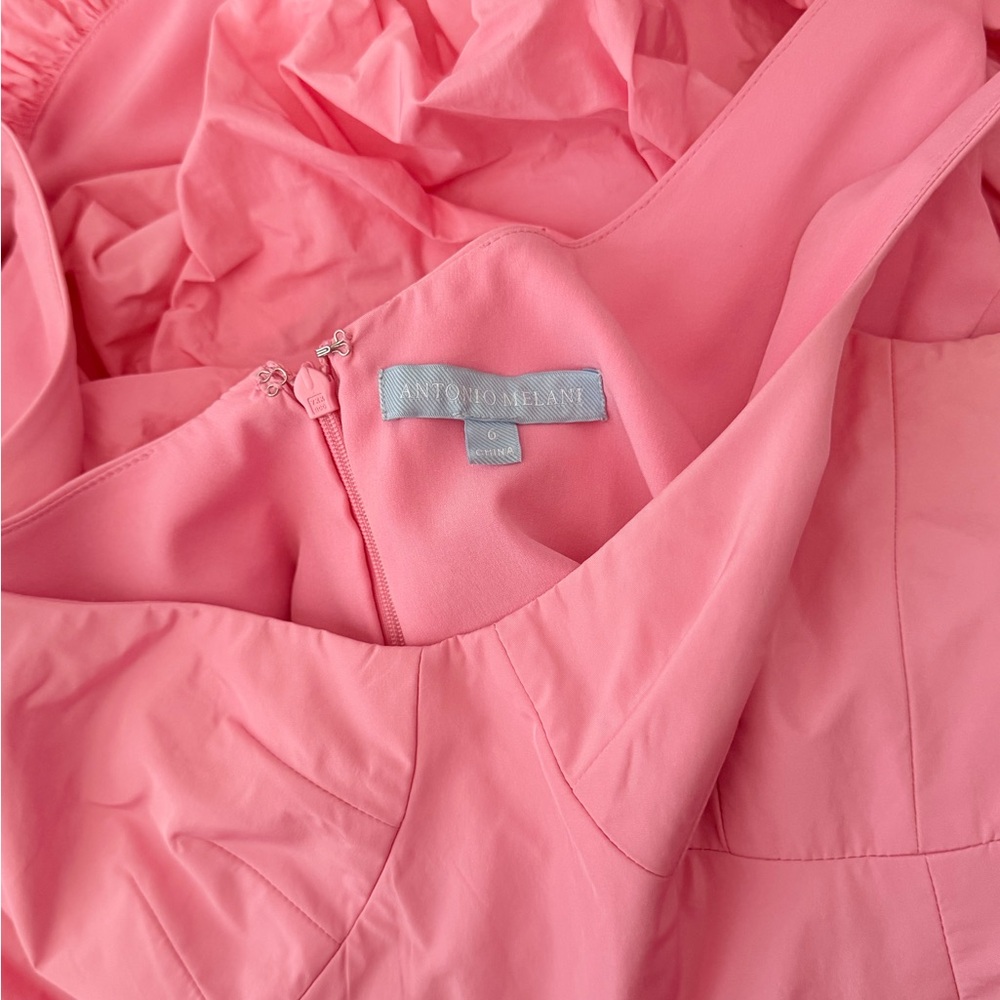Pink Tiered Party Dress - Picture 2 of 5